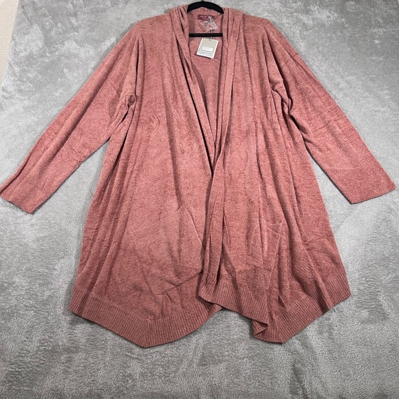 Barefoot Dreams Sweaters - Barefoot Dreams CozyChic Ultra Lite Cardigan SeaShore Womens 2X Open Front NEW‎